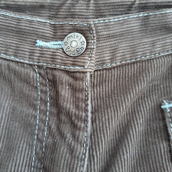 Mini Boden brown Patchwork corduroy flowers girls pants size 11-12Y - Picture 8 of 16